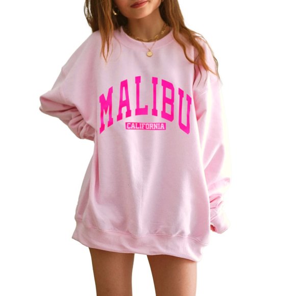 Gildan Sweaters - Malibu Pink Sweatshirt